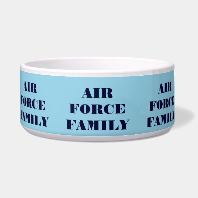 Pet Bowl Air Force Family Napf (Vorderseite)