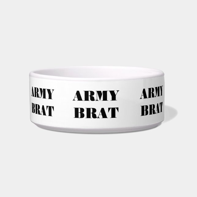Pet Bowl Army Brat Napf (Vorderseite)
