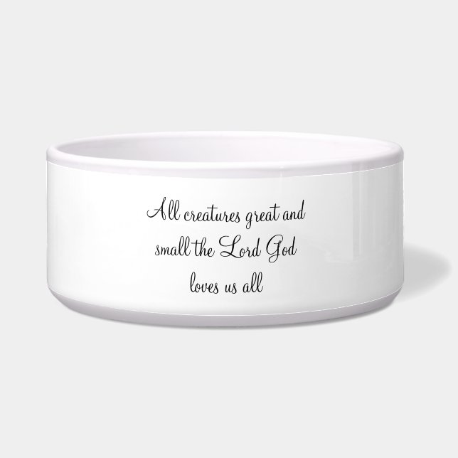 Pet Bowl Art Design Napf (Vorderseite)