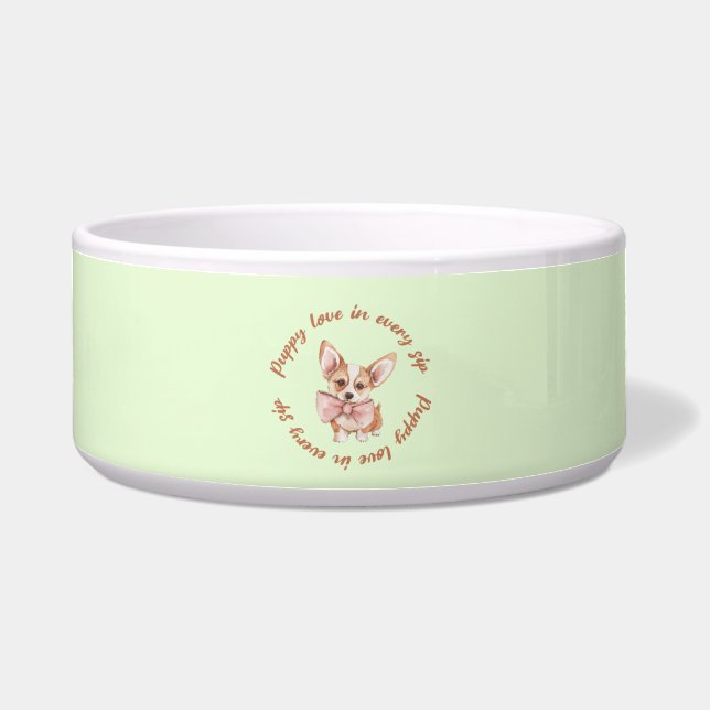 pet bowl | Cute Dog Lover  Napf (Vorderseite)