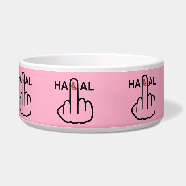 Pet Bowl Halal Gedreht Napf (Links)