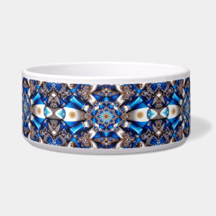 Pet Bowl mit argentinischen Farben Abstraktes Desi Napf