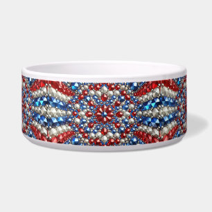 Pet Bowl mit niederländischen Farben Abstract Desi Napf