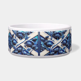 Pet Bowl mit Scottish Thistles Design Napf