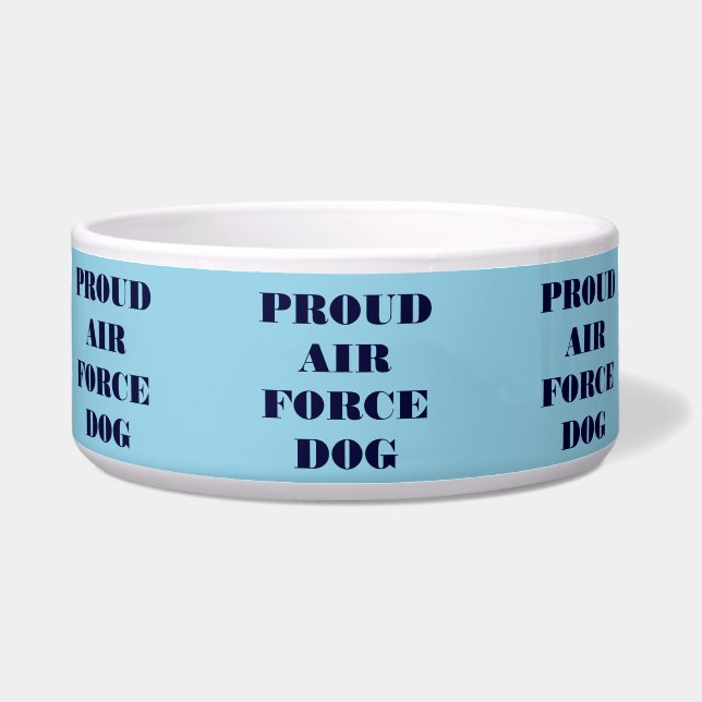 Pet Bowl Proud Air Force Hund Napf (Vorderseite)