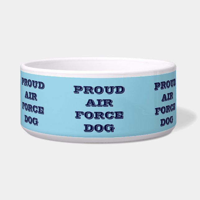 Pet Bowl Proud Air Force Hund Napf (Vorderseite)