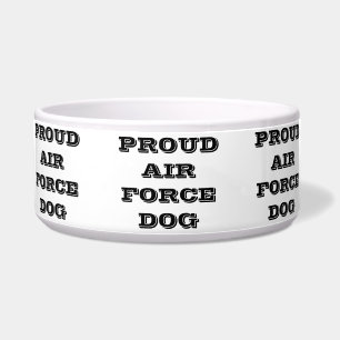 Pet Bowl Proud Air Force Hund Napf