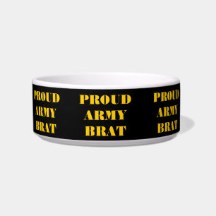Pet Bowl Proud Army Brat Napf