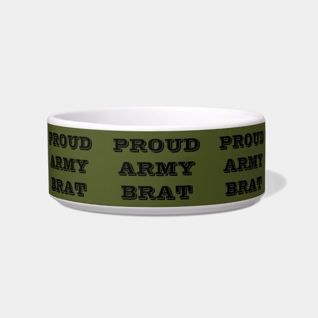 Pet Bowl Proud Army Brat Napf (Vorderseite)