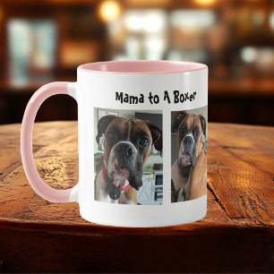Pet Boxer Mama Foto personalisieren Tasse