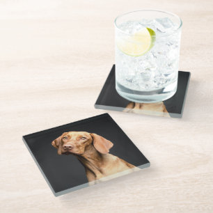 Pet Brown Beagle Dog Glasuntersetzer