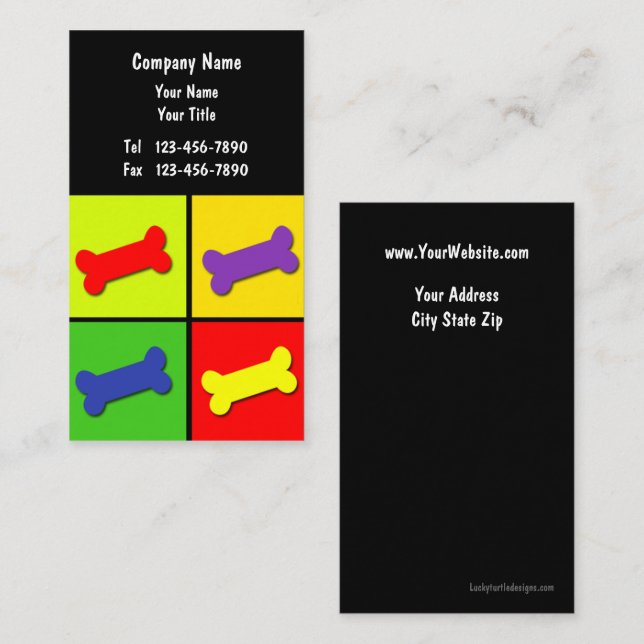 Pet Care Business Card_10 Visitenkarte (Vorne/Hinten)