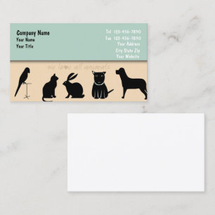 Pet Care Business Card Visitenkarte