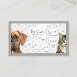 Pet Care Business Card Visitenkarte