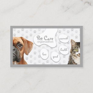 Pet Care Business Card Visitenkarte