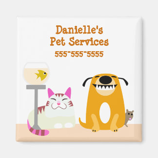 Pet Care Business Magnet