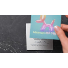 Pet Care Grooming Sitzen Baden Niedlicher Hunde Ba Terminkarte