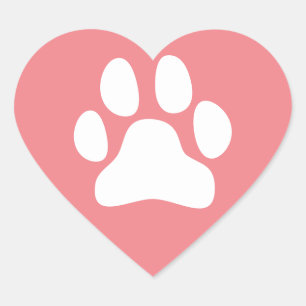 Pet Care Niedlich Paw Pet Sitter Pet Sitter Herz-Aufkleber