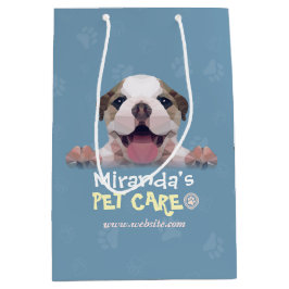 Pet Care Sitting Bade Grooming Salon Food Shop Mittlere Geschenktüte