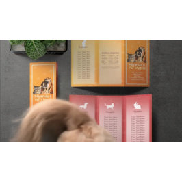 Pet Care Sitting Grooming Salon Tri-Fold Broschüre