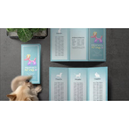 Pet Care Sitting Grooming Salon Tri-Fold Broschüre