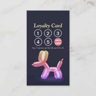 Pet Care Sitzen Bade & Grooming Loyalty Punch Treuekarte