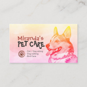 Pet Care Sitzen Bade & Grooming Loyalty Punch Treuekarte