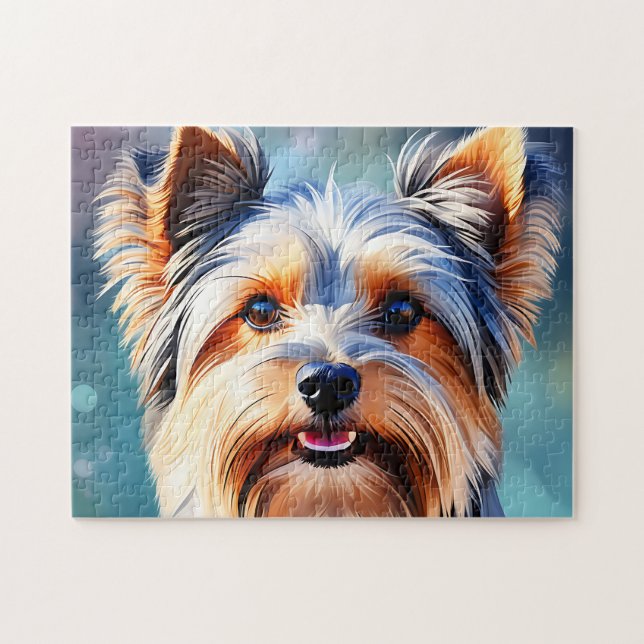 Pet Dog Yorkshire Terrier Puzzle (Horizontal)