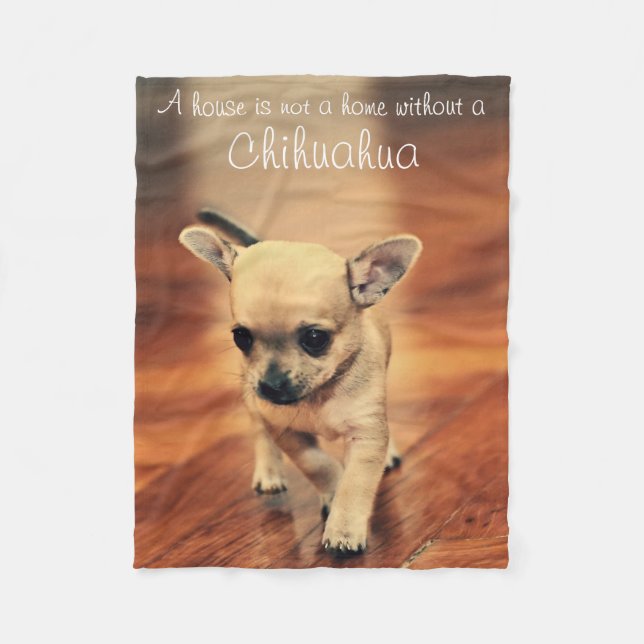 Pet Foto Chihuahua Geschenk Fleece Blanket (Vorderseite)