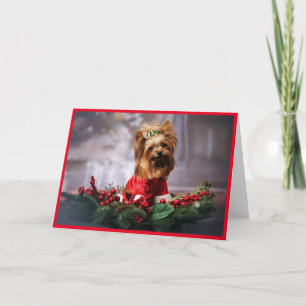 Pet-Foto personalisieren Hochladen von Favoriten-A Feiertagskarte