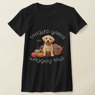 Pet-Foto-Tangled-Garne und Wagenheber-Schwanz pers T-Shirt