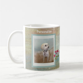 PET-FOTO-TEXTURED-HINTERGRUNDKAFFEE KAFFEETASSE