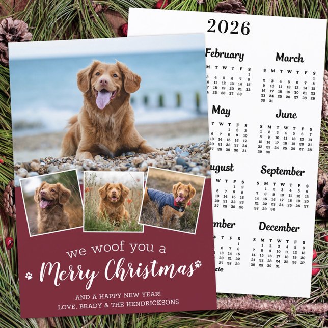 Pet Foto Woof You Frohe Weihnachten 2025 Kalender (Von Creator hochgeladen)