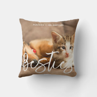 Pet Friends Hund Vater Katze Mama Geschenk BESTE F Kissen