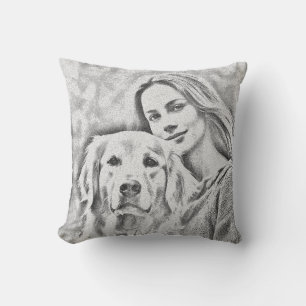 Pet Friends Hund Vater Katze Mama Geschenk BESTE F Kissen