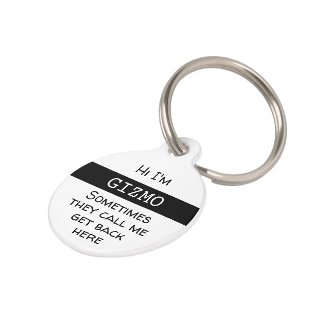 Pet Funny, Anpassen Haustiermarke (Seite)