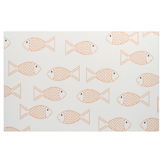 Pet Goldfish/ Koi Carp Fish Print Pattern Stoff (Fat Quarter (45,7 x 55,9 cm))