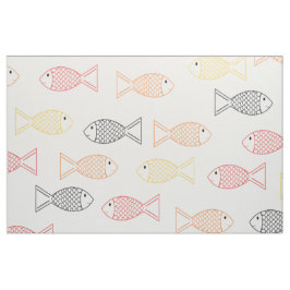 Pet Goldfish/ Koi Carp Fish Print Pattern Stoff