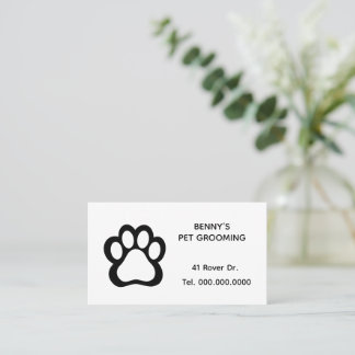 Pet Groomer Business Card Visitenkarte