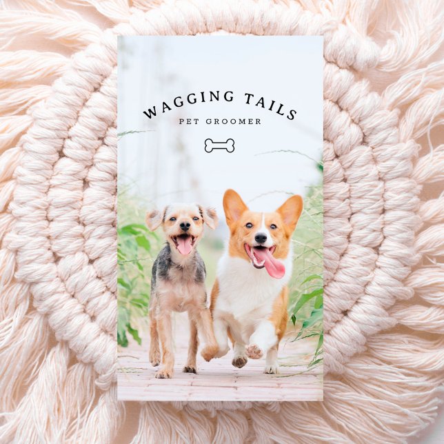 Pet Groomer Business Card Visitenkarte (Von Creator hochgeladen)