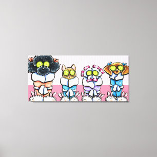 Pet Groomer Wellness-Center Art Hunde Katze in Rob Leinwanddruck