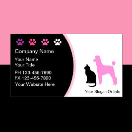 Pet Grooming Business Cards Neu Visitenkarte
