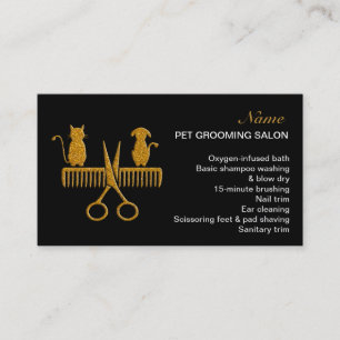Pet Grooming Salon Business Card Visitenkarte