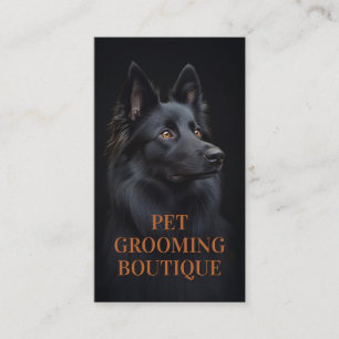 Pet Groomon Boutique Belgisches Schaf-Portrait Visitenkarte