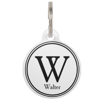 Pet ID Personalized Custom Name Tags - Minimal Haustiermarke