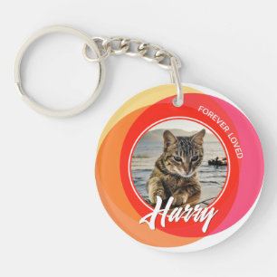 Pet Loss Beileid Memorial Keepake Symbol Schlüsselanhänger