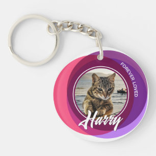 Pet Loss Beileid Memorial Keepake Symbol Schlüsselanhänger