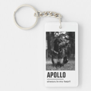 Pet Loss Beileid Memorial Keepake Symbol Schlüsselanhänger