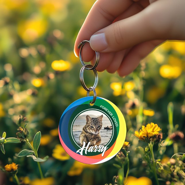 Pet Loss Beileid Memorial Keepake Symbol Schlüsselanhänger (Perfect keepsake gift)