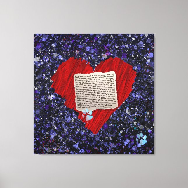 Pet Loss Bereavement Henry Schotte Holland 1827 Te Leinwanddruck (Vorderseite)